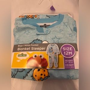 Cookie Monster Footie Pjs